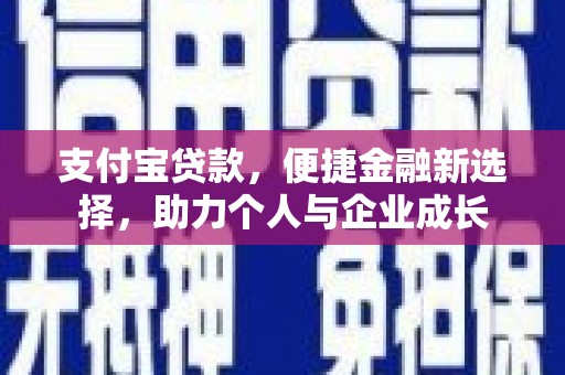 遂昌支付宝贷款，便捷金融新选择，助力个人与企业成长