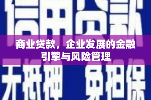 遂昌商业贷款，企业发展的金融引擎与风险管理