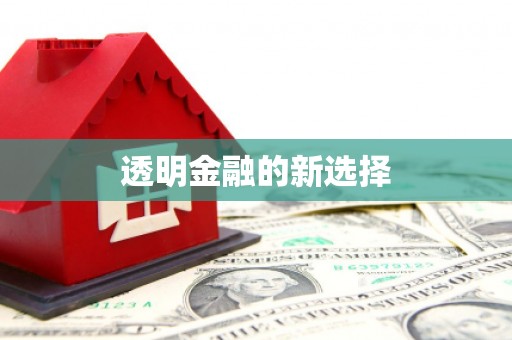 遂昌透明金融的新选择