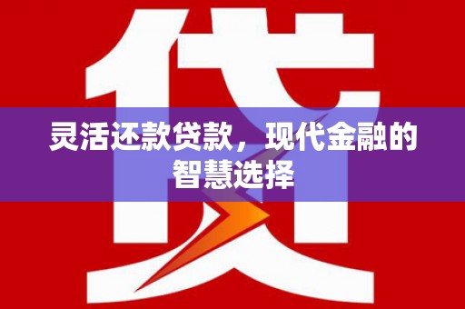 遂昌灵活还款贷款，现代金融的智慧选择
