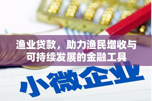 遂昌渔业贷款，助力渔民增收与可持续发展的金融工具