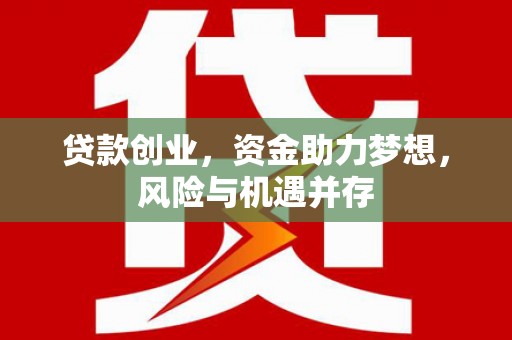 遂昌贷款创业，资金助力梦想，风险与机遇并存