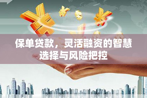 遂昌保单贷款，灵活融资的智慧选择与风险把控