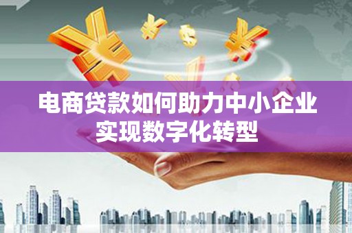 遂昌电商贷款如何助力中小企业实现数字化转型