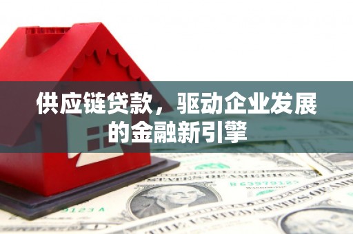 遂昌供应链贷款，驱动企业发展的金融新引擎