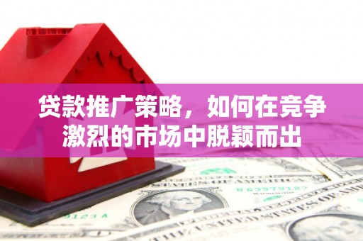 遂昌贷款推广策略，如何在竞争激烈的市场中脱颖而出