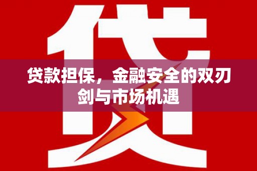 遂昌贷款担保，金融安全的双刃剑与市场机遇