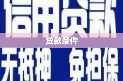 遂昌贷款条件