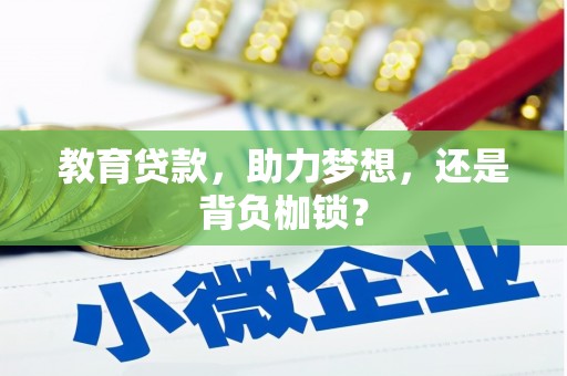 遂昌教育贷款，助力梦想，还是背负枷锁？