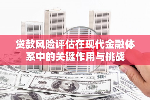 遂昌贷款风险评估在现代金融体系中的关键作用与挑战