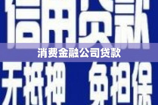 遂昌消费金融公司贷款