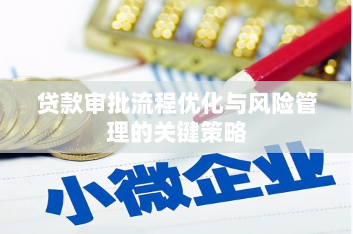 遂昌贷款审批流程优化与风险管理的关键策略