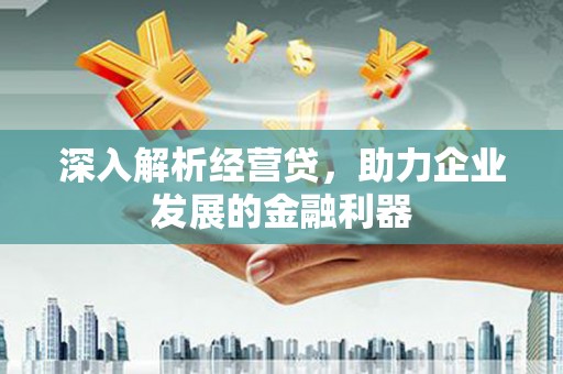 遂昌深入解析经营贷，助力企业发展的金融利器