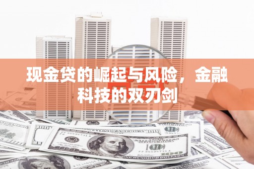 遂昌现金贷的崛起与风险，金融科技的双刃剑