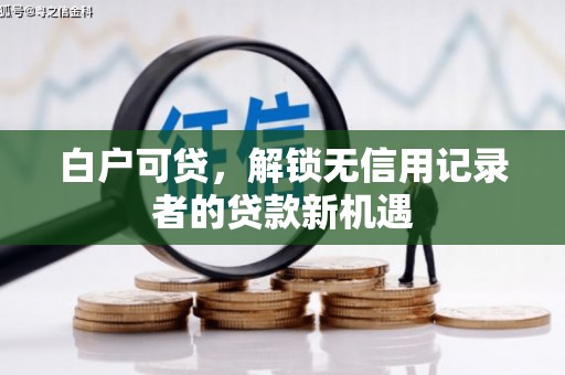 遂昌白户可贷，解锁无信用记录者的贷款新机遇