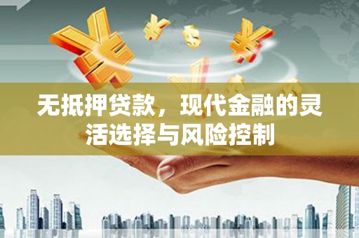 遂昌无抵押贷款，现代金融的灵活选择与风险控制