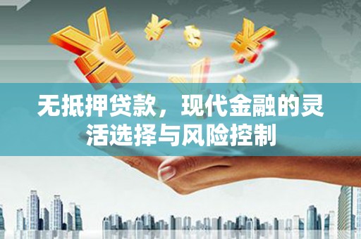 遂昌无抵押贷款，现代金融的灵活选择与风险控制