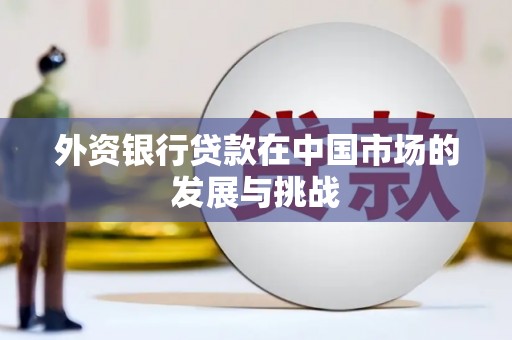 遂昌外资银行贷款在中国市场的发展与挑战