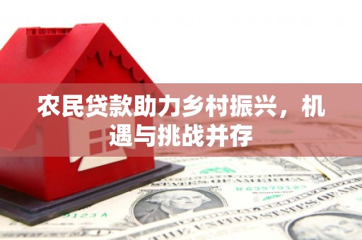 遂昌农民贷款助力乡村振兴，机遇与挑战并存
