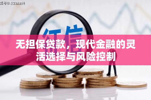 遂昌无担保贷款，现代金融的灵活选择与风险控制