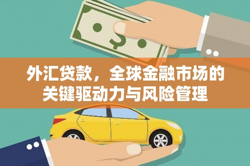 遂昌外汇贷款，全球金融市场的关键驱动力与风险管理