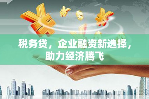 遂昌税务贷，企业融资新选择，助力经济腾飞