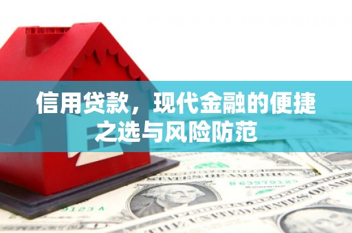 遂昌信用贷款，现代金融的便捷之选与风险防范