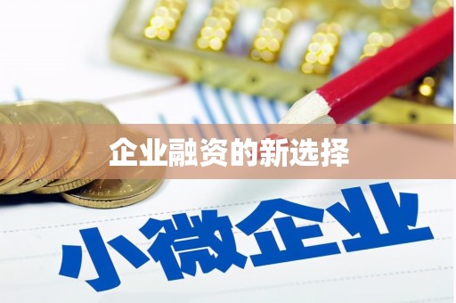 遂昌企业融资的新选择