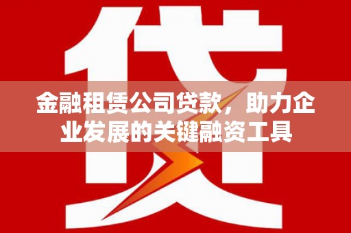 遂昌金融租赁公司贷款，助力企业发展的关键融资工具