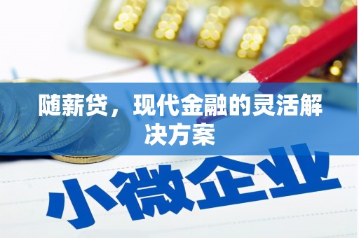 遂昌随薪贷，现代金融的灵活解决方案