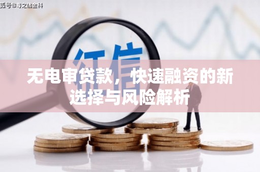 遂昌无电审贷款，快速融资的新选择与风险解析