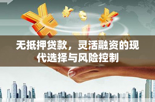遂昌无抵押贷款，灵活融资的现代选择与风险控制