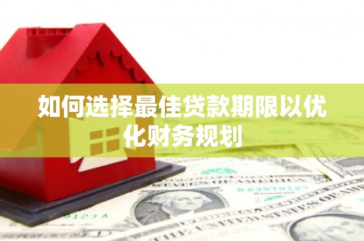 遂昌如何选择最佳贷款期限以优化财务规划