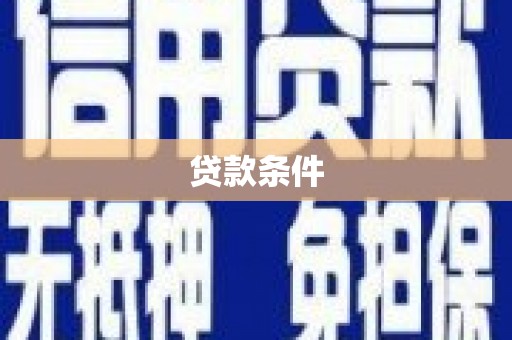 遂昌贷款条件