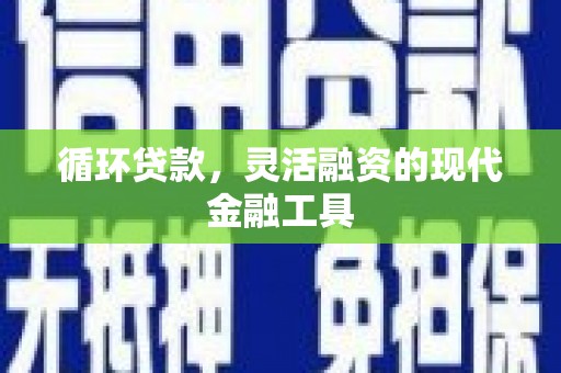 遂昌循环贷款，灵活融资的现代金融工具