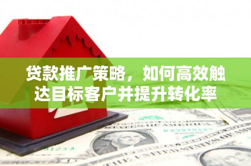 遂昌贷款推广策略，如何高效触达目标客户并提升转化率