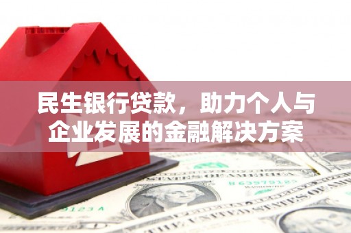 遂昌民生银行贷款，助力个人与企业发展的金融解决方案