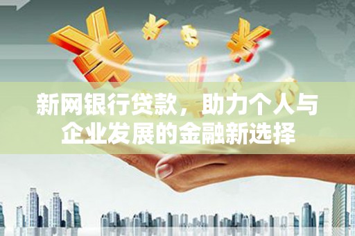 遂昌新网银行贷款，助力个人与企业发展的金融新选择
