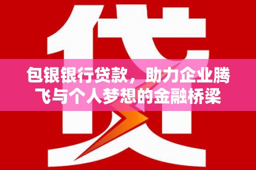 遂昌包银银行贷款，助力企业腾飞与个人梦想的金融桥梁