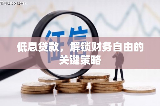 遂昌低息贷款，解锁财务自由的关键策略