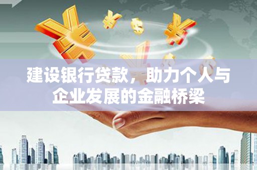 遂昌建设银行贷款，助力个人与企业发展的金融桥梁