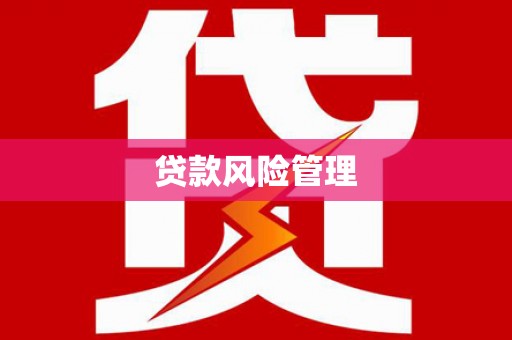遂昌贷款风险管理