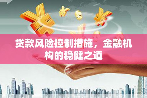 遂昌贷款风险控制措施，金融机构的稳健之道