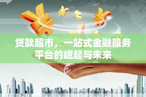 遂昌贷款超市，一站式金融服务平台的崛起与未来