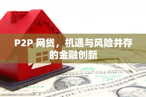 遂昌P2P 网贷，机遇与风险并存的金融创新