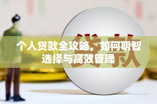 遂昌个人贷款全攻略，如何明智选择与高效管理