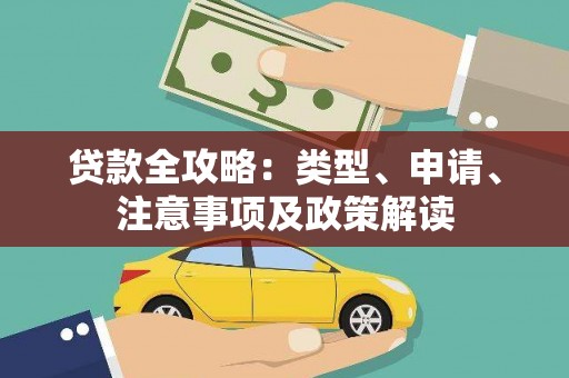 遂昌贷款全攻略：类型、申请、注意事项及政策解读